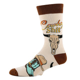 Cowboy | Men's Funny Western Crew Socks
