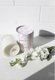 Wooden wick Candle - Flowerbomb - Rose Gold Luxe edition *with plastic lid