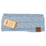 Solid Cable Knit CC Women's Fashion Headband