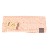 Solid Cable Knit CC Women's Fashion Headband
