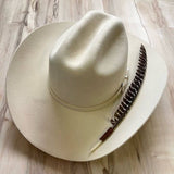 Turkey Feather Hat Accent - The Goliad