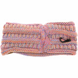 Four Tone Ribbed Knit Women's Fashion Ponytail Headband