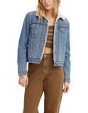 Levi Original Sherpa Trucker Jacket in Weekend Want