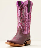 Ariat Ladies Futurity Flash Western Boot - CRIMSON GRAPE|MAGENTA SHINE 10053609