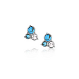 SILVERSMITHS TURQUOISE DARLING EARRINGS - ER6547