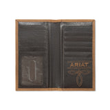 ARIAT RODEO CROSS STITCH PATCH TAN ACCESSORIES WALLET A3562944