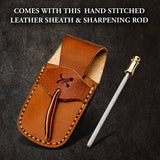 6.5' Handmade damascus folding knife, Pocket Knife