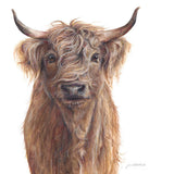 ‘Hamish’ Highland Cow - Greeting Card