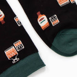 Men's Bamboo Socks - Black, Whisky