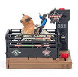 PBR BUCKING BULL AND RIDER