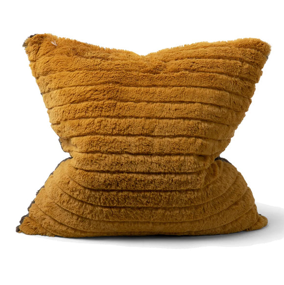 Oslo Feather filled Big Cushion - Mustard GS11E