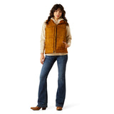 Ariat Grizzly Quilted Vest - BRUMBLY PRINT