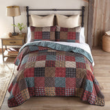 Appalachia Plaid Cotton Pieced Quilt Collection