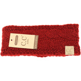KIDS Solid Cable Knit CC Head Wrap HW20KIDS: Taupe