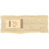 KIDS Solid Cable Knit CC Head Wrap HW20KIDS: Teal
