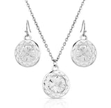 Montana Silversmiths Framed Floral Jewelry Set