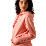 Ariat Logo 2.0 Hoodie - Peach Amber Heather 10071458