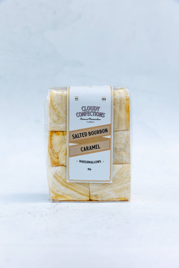 Salted Bourbon Caramel Marshmallows