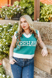 Jade Ivory Yeehaw Knit Sleeveless Sweater