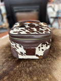 Cowhide Cosmetic Bath / Toiletries Bag