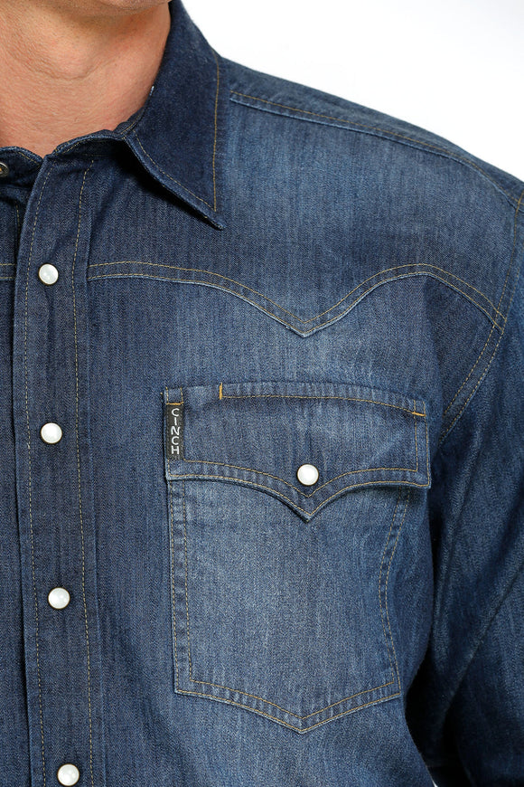 Cinch Mens Denim Shirt