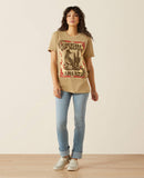 Ariat Women’s Kickin Up Dust T-Shirt - Sand