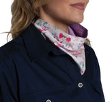 Carlee Double Sided Scarf - Orchid/White Wildlflowers
SCF2607