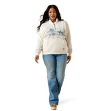 Ariat Women's Traveler 1/2 Zip Sweatshirt - Sea Salt 10071161