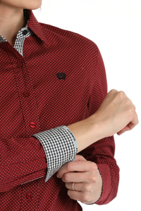 Cinch Women’s Red Button Up