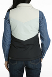 Cruel Denim WOMEN'S PUFFER VEST - BLUE