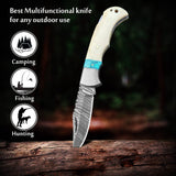6.5' Handmade damascus folding knife, Pocket Knife
