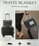Cozies Travel Blanket - Cowhide Print