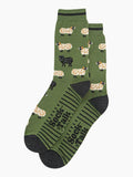 Black Sheep Bamboo Socks in Green