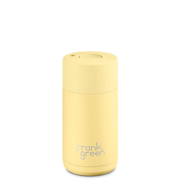 Frank Green Ceramic Reusable Cup 12oz/355ml - Buttermilk