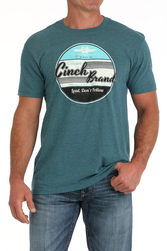 Cinch MEN'S CINCH BRAND TEE - BLUE