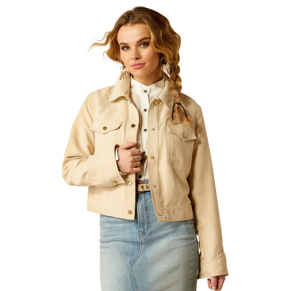 Ariat Rodeo Cropped Jacket - Oyster Grey