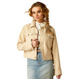 Ariat Rodeo Cropped Jacket - Oyster Grey