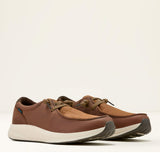 Buckeye Waterproof Shoe - RELIABLE BROWN|TAN WOVEN EMBOSS
