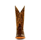 HP Chocolate Nile Croc Print Western Boot