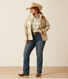 Ariat New Team Softshell Print Jacket - SANDSTONE SOUTHWEST PRINT