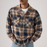 LEVI'S® MEN'S BARSTOW STANDARD FIT WESTERN SHIRT - Plaid
