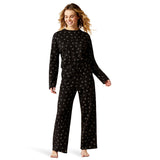 Ariat Dreams Pyjama Set - CATTLE BRAND PRINT