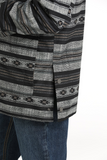 Cinch MEN'S BARN COAT - BLACK/GRAY