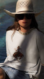 REBA RAE
OVERSIZED REBA RAE BLUE COWBOY TEE