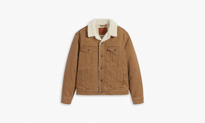 LEVI'S® MEN'S TYPE III SHERPA TRUCKER JACKET
Washed Cougar Canvas