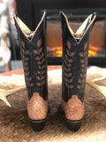 Macie Beans - Kango Tobac Full Quill Ostrich Boots