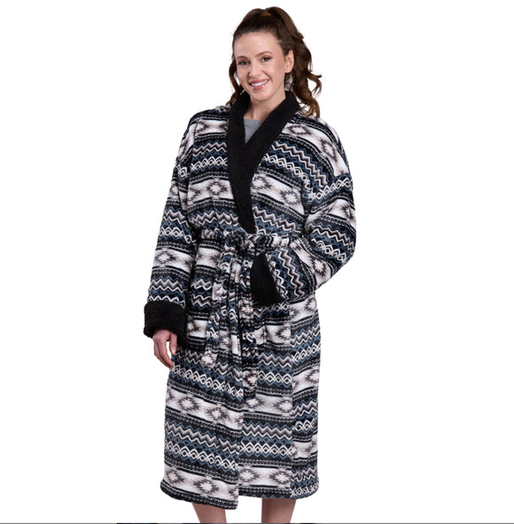 Roper WOMEN'S FLEECE AZTEC ROBE – The Tack House
