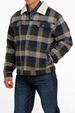Cinch Men's Plaid Conceal Carry Trucker Jacket