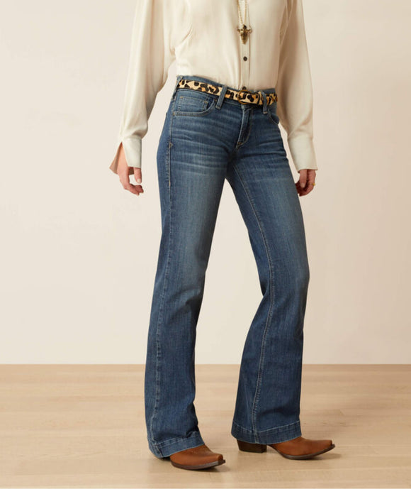 Ariat Mid Rise Olivia Trouser Jeans - Columbia
