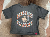 Kimes Ranch Lucky B Bucking Tee - Pepper